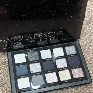 Natasha Denona Xenon Palette with Black, Gray, and White Tones